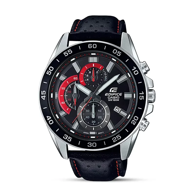 Casio Edifice Chronograph Black Dial Men's Watch | EFV-550L-1AV